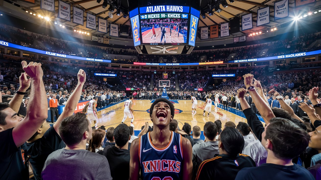 Atlanta Hawks vs Knicks Crowd