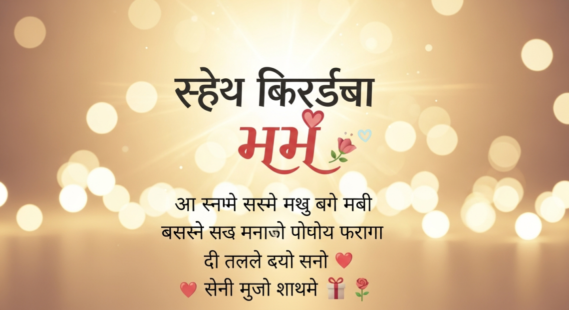 Happy Birthday Mom Wishes in Gujarati